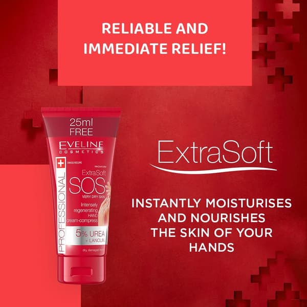 Intensivt regenererende håndcreme-forbinding 5% urea + lanolin