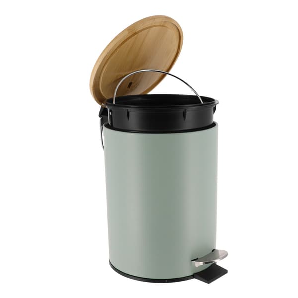 Ajaton vihreä matta roskakori 2,5 l