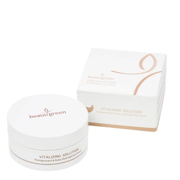 Beauugreen hydrogel ögonplåster med granatäpple och rubin