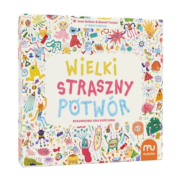 Iso pelottava hirviö. Lautapeli. Muduko