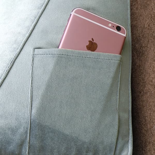 Rygstøttepude - Fløjlsgrå Rygstøttepude - Fløjlsgrå 200 cm
