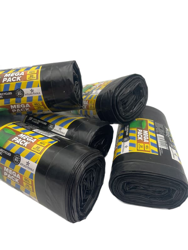 ATLAS TOOLS ROSKASÄKIT UNIVERSAL DURABLE LARGE 60x72cm 60L 20kpl.