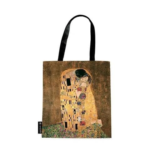 Klimt Kysset Lærredstaske