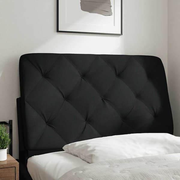 vidaXL hovedgærdehynde, sort, 80 cm, stof