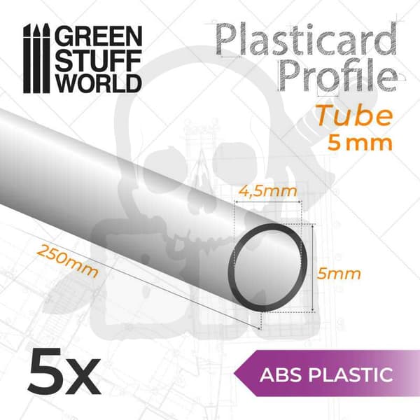 GSTU366149 ABS-rør 5 mm pakke