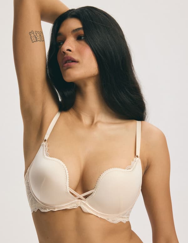 CLAUDIA Esotiq push-up bh | ecru 65D
