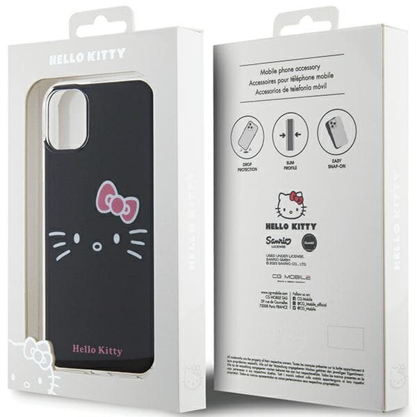 Hello Kitty IML Kitty -kasvosuoja iPhone 11:lle / XR:lle, musta
