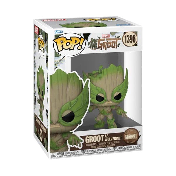 Funko POP I am Groot 1396 Groot as Wolverine -keräilyfiguuri