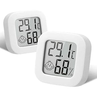 Termometer Hygrometer Fugtighedsmåler 2 stk.