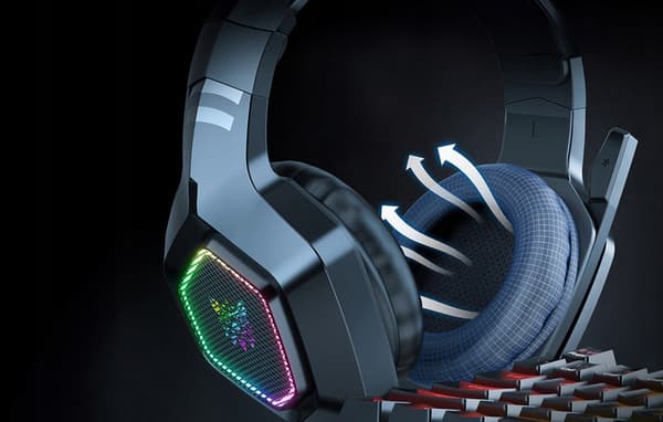 ONIKUMA K10 RGB Sorte Hovedtelefoner