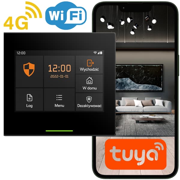 H501 WiFi + 4G Tuya Smart Larmsystem
