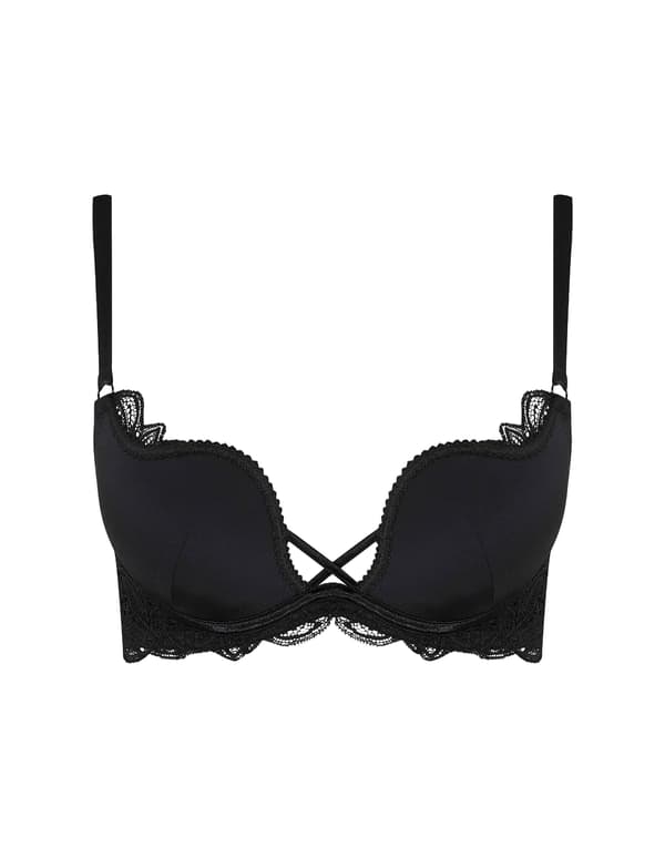 CLAUDIA Esotiq push-up -rintaliivit | musta 75C