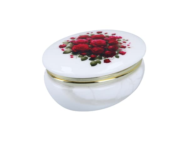 Soikea alabasterirasia 10x8cm