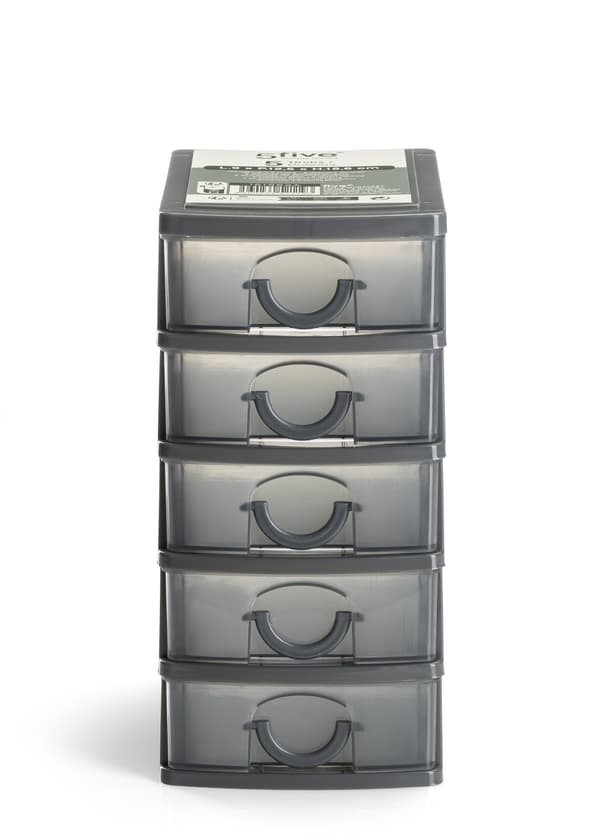 Miniorganisatör för småsaker, 5 lådor
