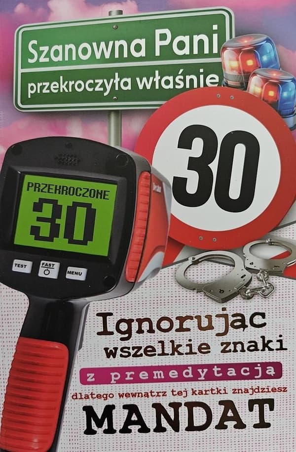 Fødselsdagskort 30