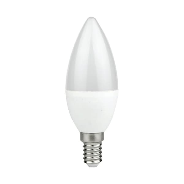 LED-pære 7W E14 C37 stearinlys