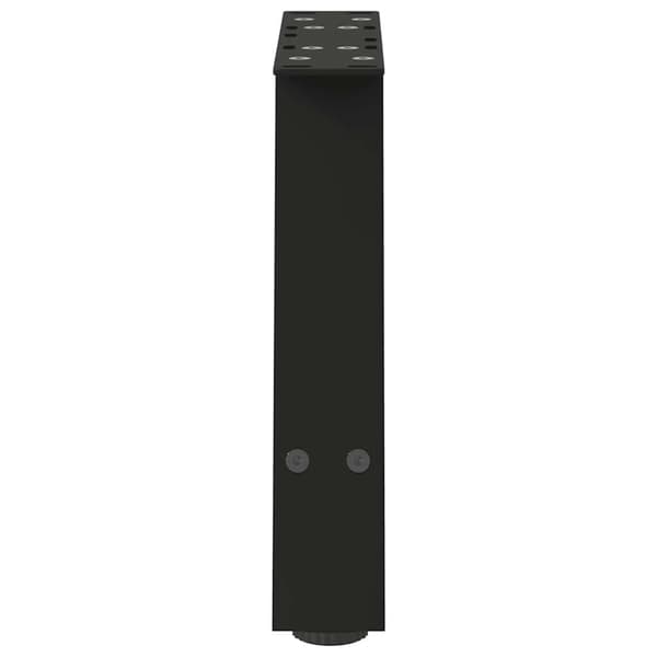 vidaXL sofabordsben, 2 stk., sort, 50x(30-31) cm, stål