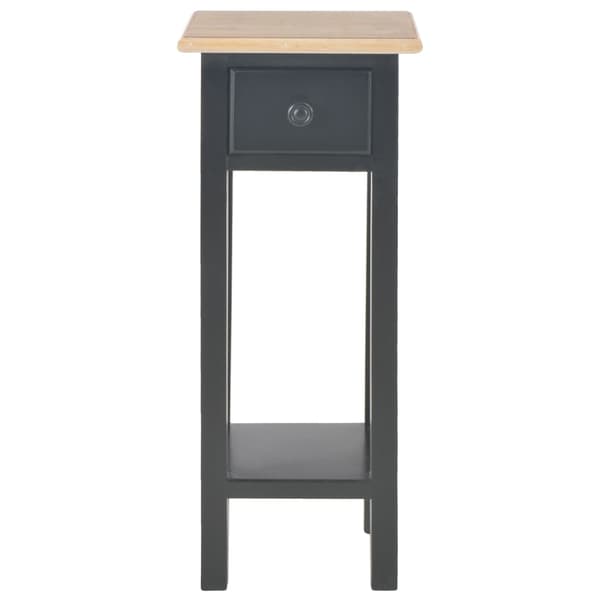 vidaXL sidebord sort 27x27x65,5 cm træ