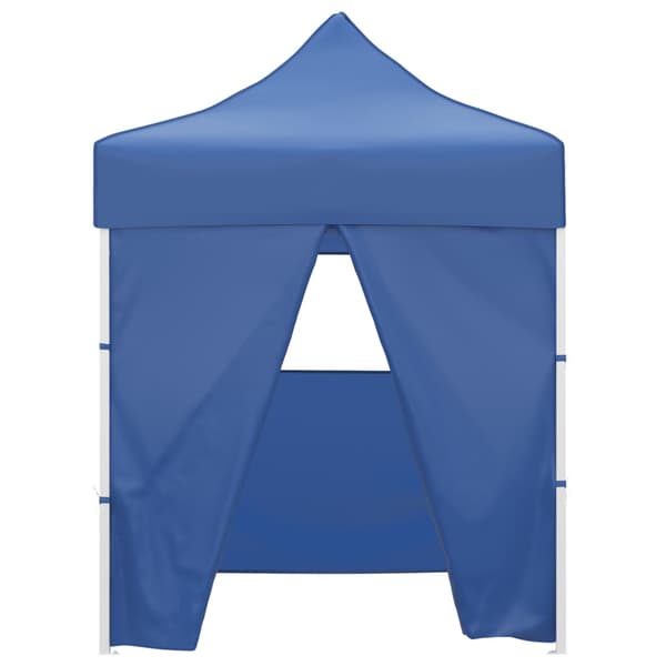 vidaXL professionelt foldbart festtelt, 4 sider, 2x2 m, stål