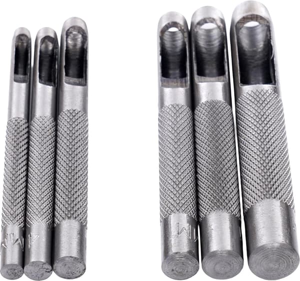 Stansar för hål 3-8mm 6 st KD11201