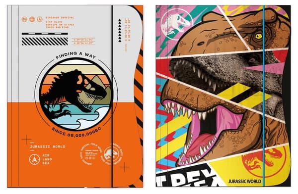 Mappe med elastik A4 Jurassic Park mix