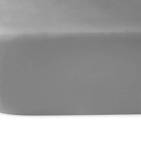 Bomuldslagner 200x220 satin 100% BOMULD grå