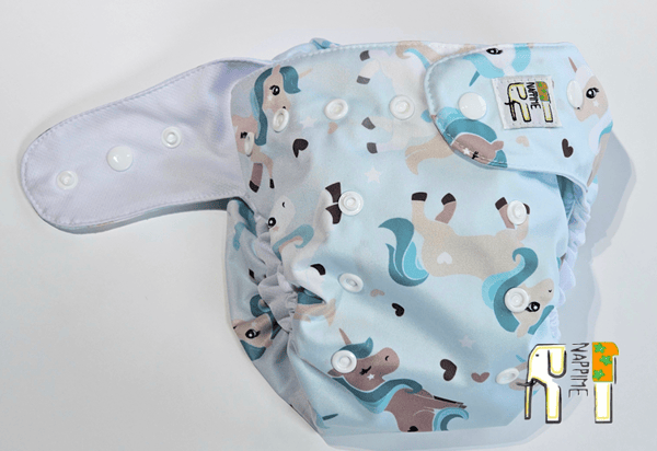 NappiMe COOLMAX UNICORN MINT Vaskbare bleer