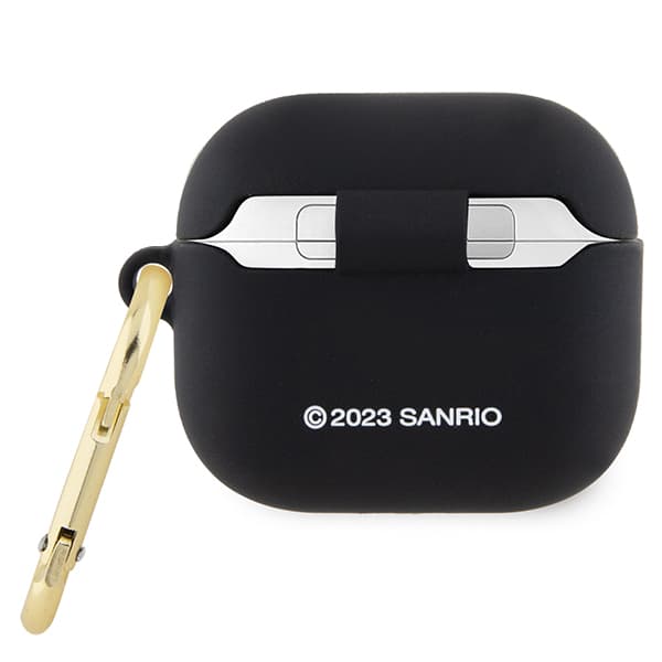 Hello Kitty Silikone 3D Kitty Hovedetui til Airpods 3, Sort
