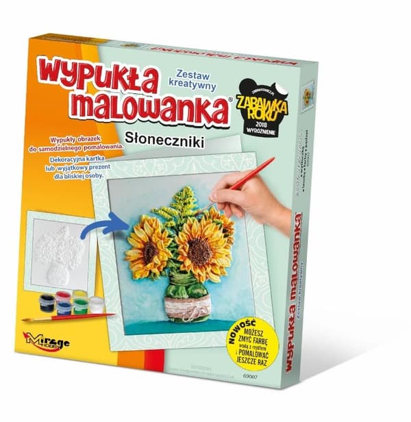 Konvex blommålning - solrosor