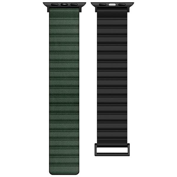 Beline Pro Magnetisk Rem til Apple Watch 38/40/41mm Sort/Grøn