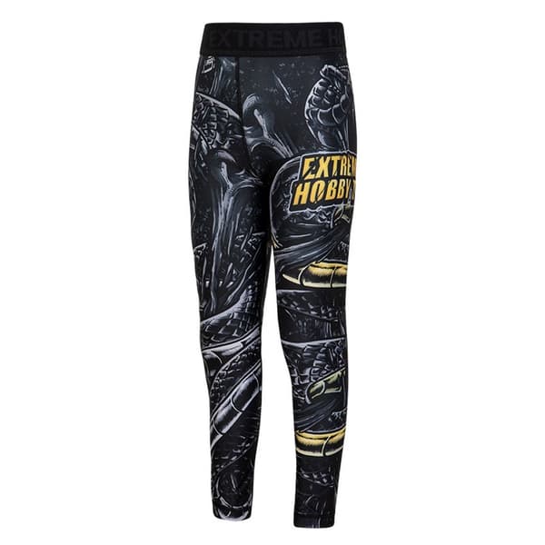 Børne sportsleggings BONE CRUSHER 164 SORT