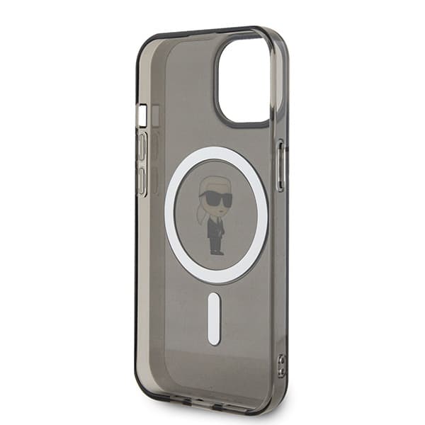 Karl Lagerfeld IML Ikonik MagSafe-etui til iPhone 14, sort