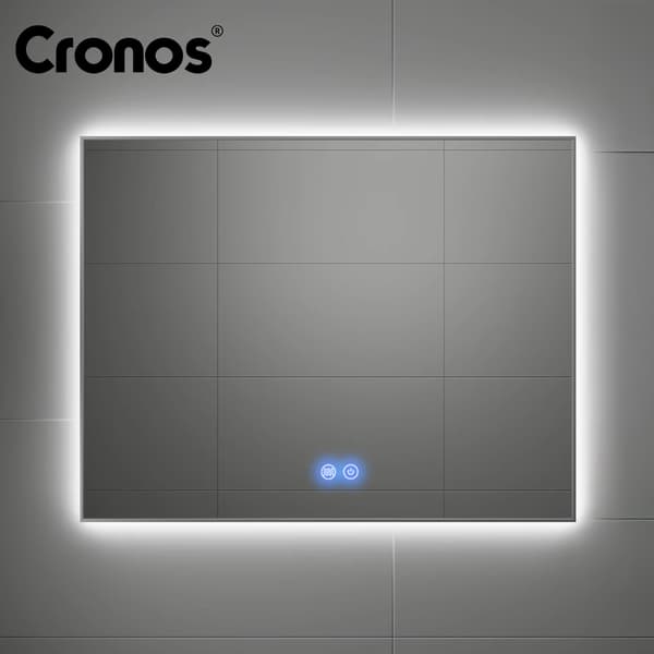Cronos uppvärmd spegel rektangulär 80x60cm