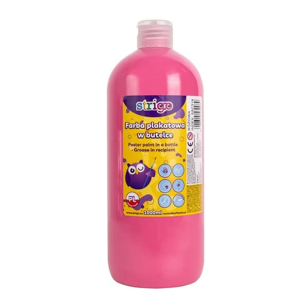 Julistemaali 1000 ml:n pullossa, pinkki STRIGO