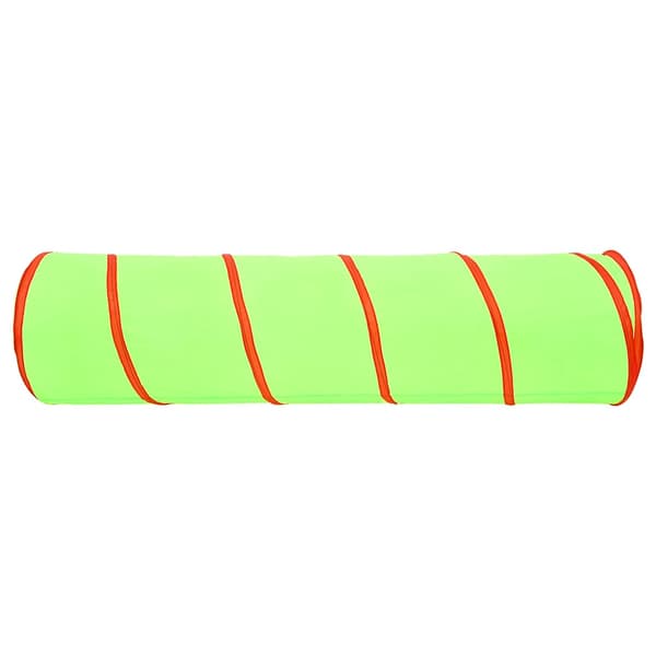 vidaXL legetunnel til børn 250 bolde grøn 175 cm polyester