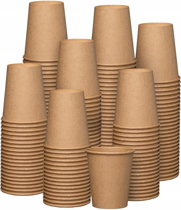 Kraftpappersmugg 180 ml 100 st