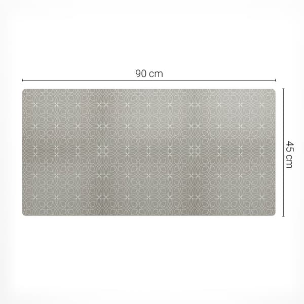 Designer laptopskjold geometrisk ornament 90x45 cm