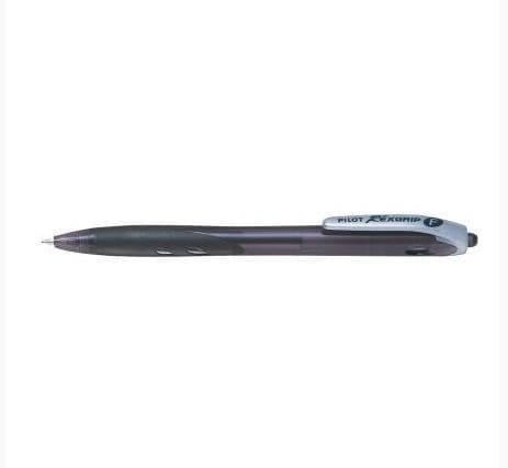 Rexgrip oliebaseret kuglepen, sort (12 stk.) PILOT