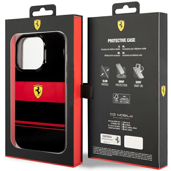 Ferrari IMD Combi Magsafe -kotelo iPhone 14 Prolle, musta