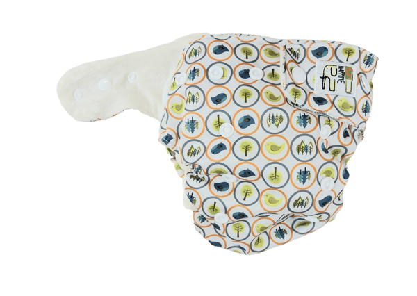 NappiMe MINI POCKET BAMBOO CHICKEN Vaskbare bleer