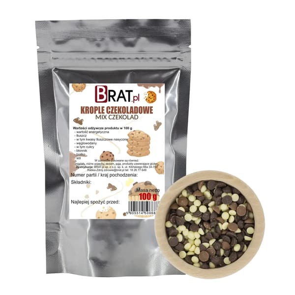 Chokoladedråber - chokoladeblanding 100g