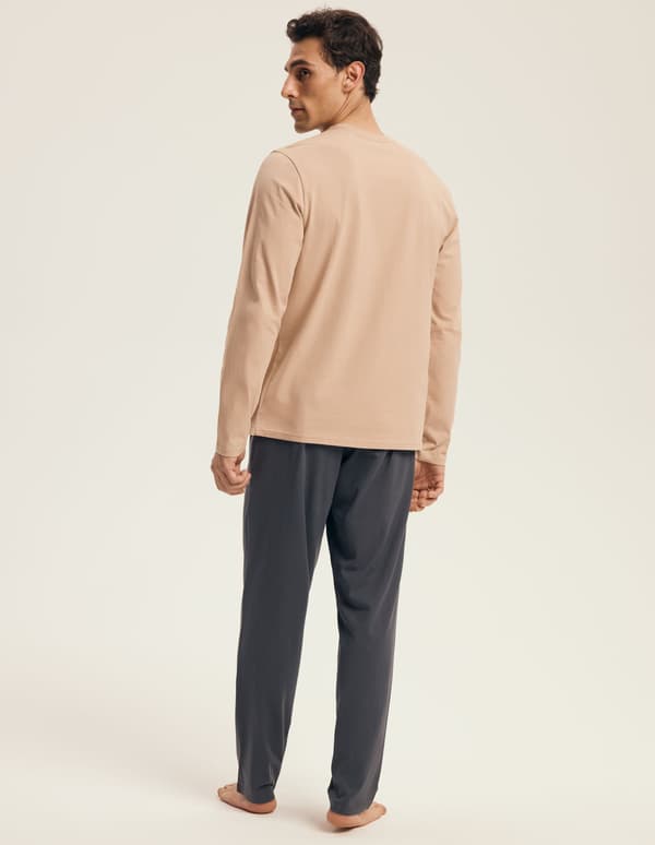 Luro Henderson Pyjamas herr | Beige, Grå M