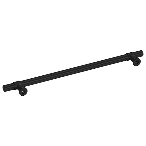 vidaXL skabsgreb, 5 stk., sort, 224 mm, rustfrit stål