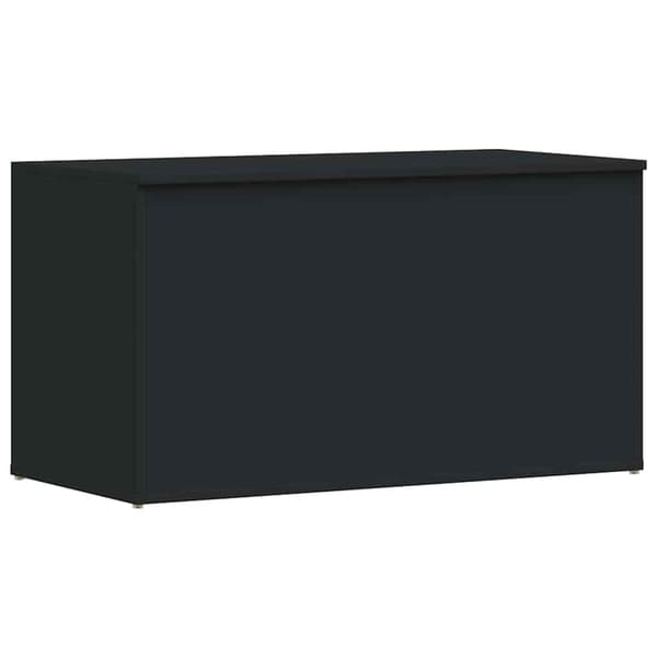vidaXL kommode, sort, 84x42x46 cm, træbaseret materiale