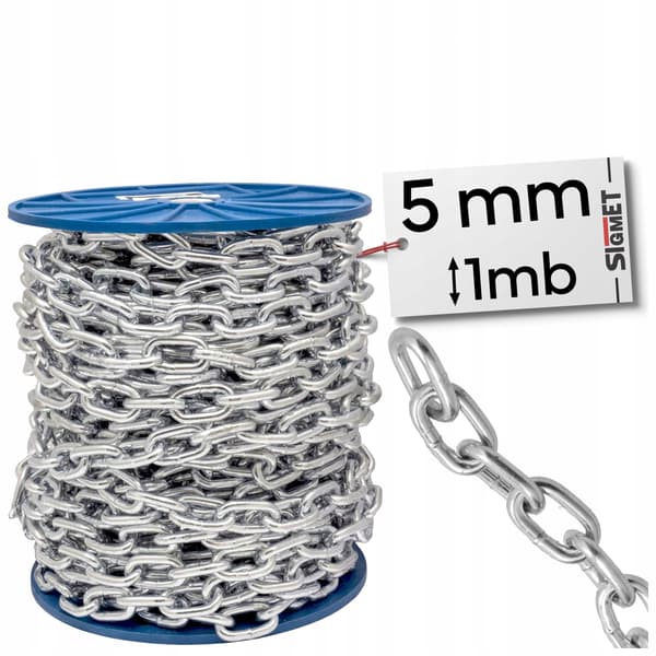 D1 kedja kortlänk 5mm 1MB