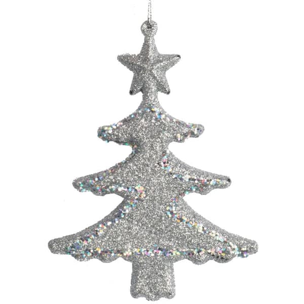JULGRANSGLITTERHÄNGE 20 CM