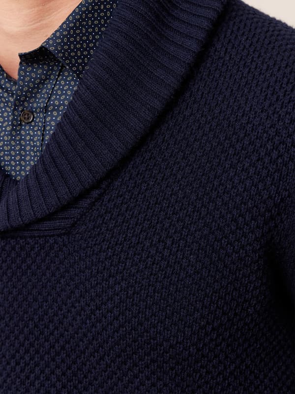 MARINEBLÅ CAMDEN SWEATER M