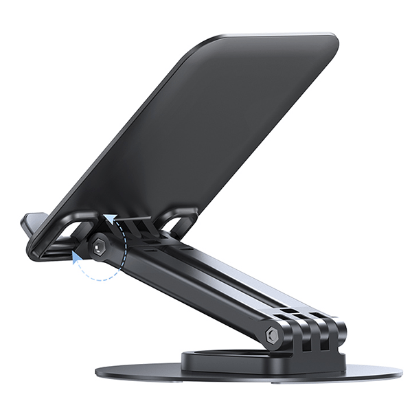 USAMS Bordstativ til Telefon/Tablet 4,7-12 Tommer Sort