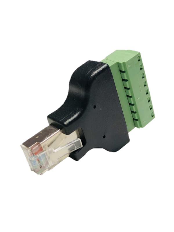 RJ45 5E UTP (8P8C) stik, 2 enheder, hurtig montering.