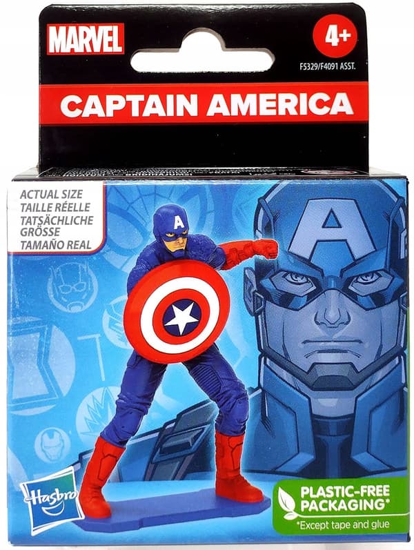 Hasbro Marvel Minifigur Kaptajn Amerika 6 cm